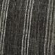 Charcoal Grey Striped Minimal Turkish Kilim Rug, 202x244 Cm