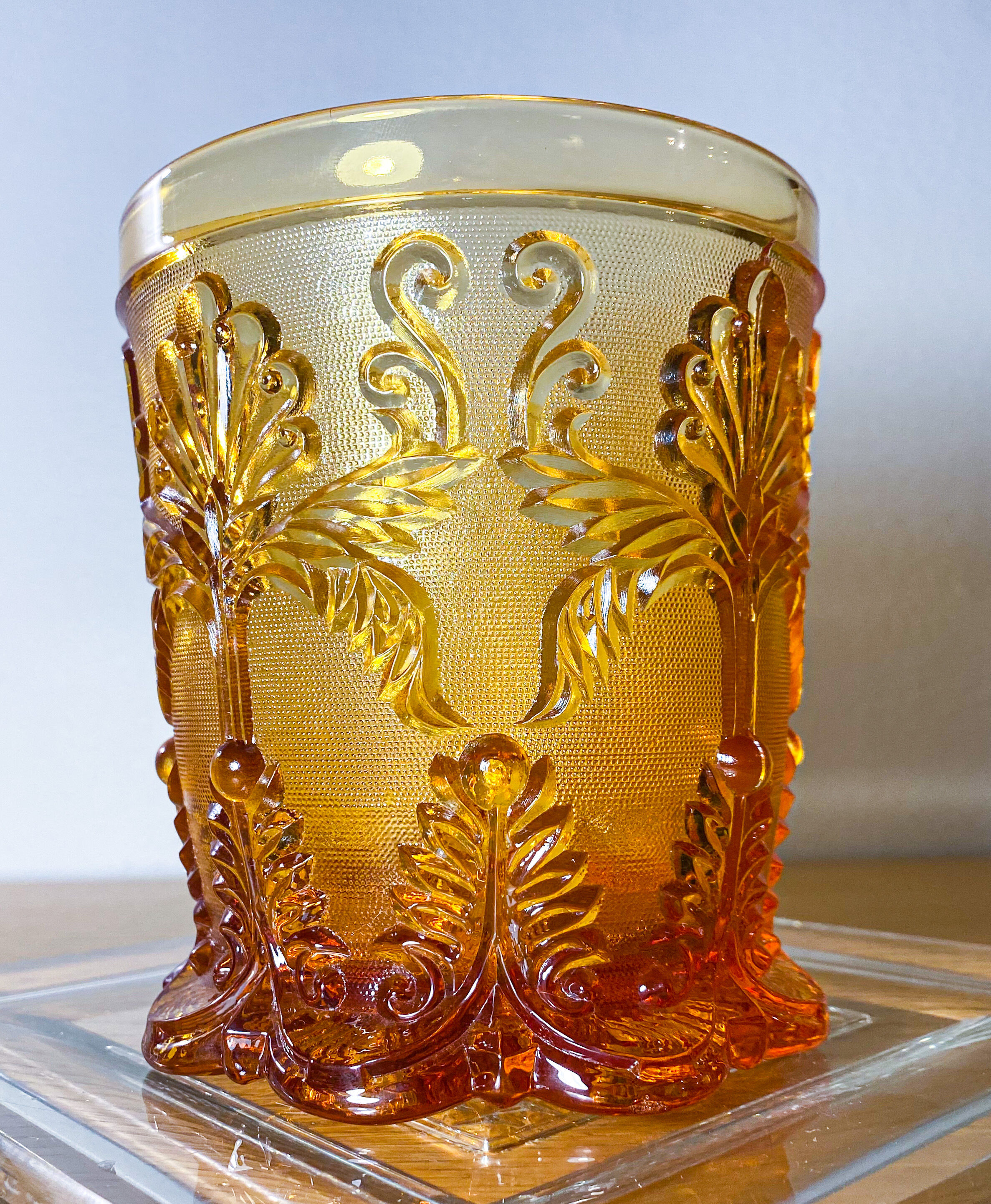 Vase Saint Louis Creusot M.Sablée Rocaille