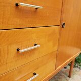 Buffet vintage miel dorée