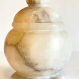 Vintage alabaster stone box