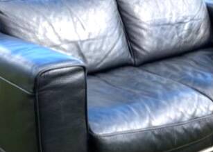 Canapé en cuir