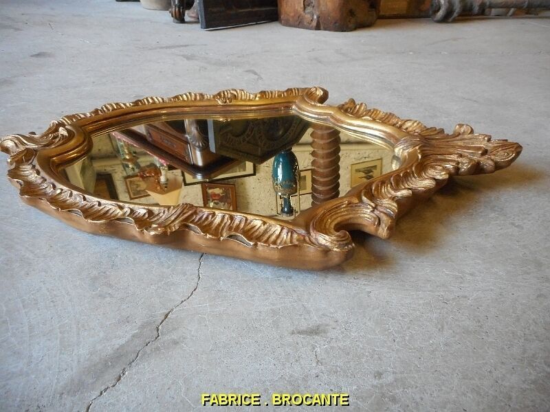 Mirror wooden frame dore louis XV
