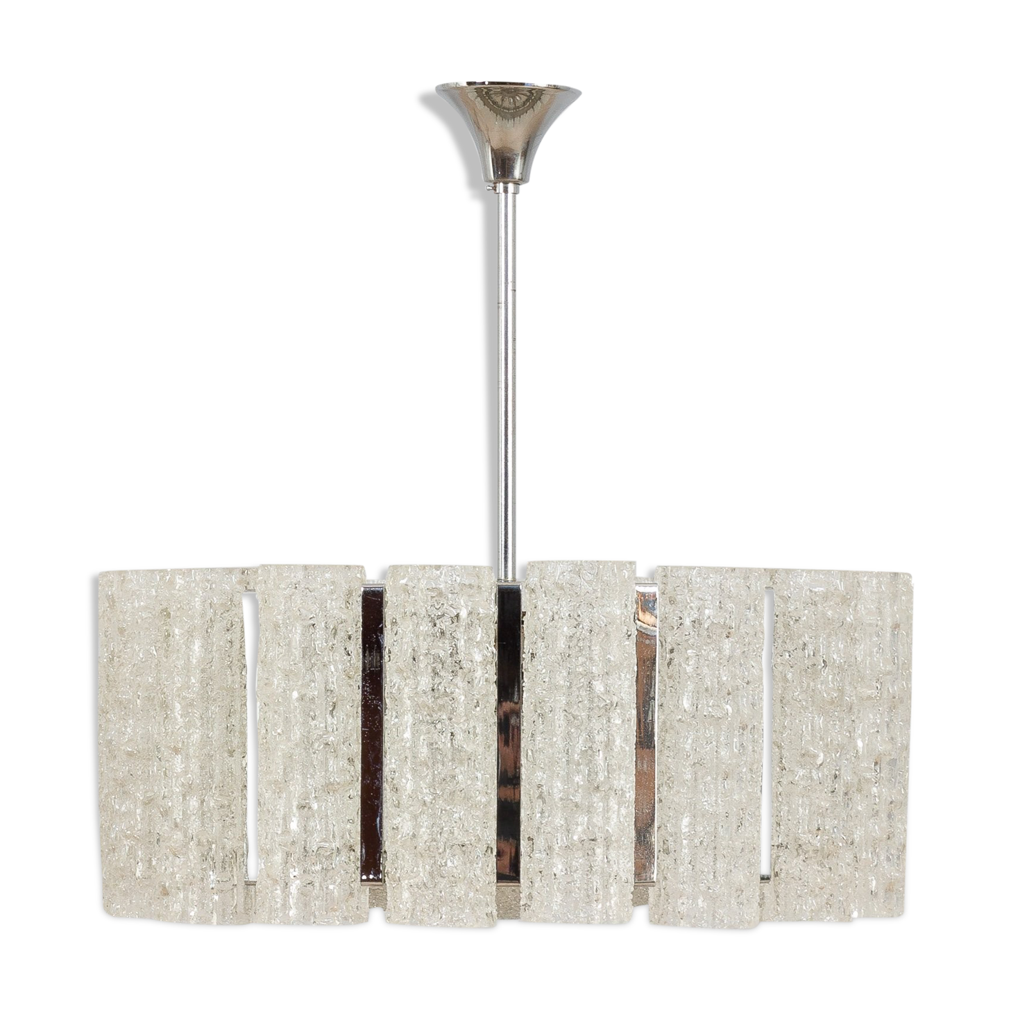 Lustre italien en verre de Murano de Barovier et Tosso, années 1970