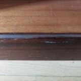 Small mahogany shelf