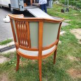 Upholstered armchair