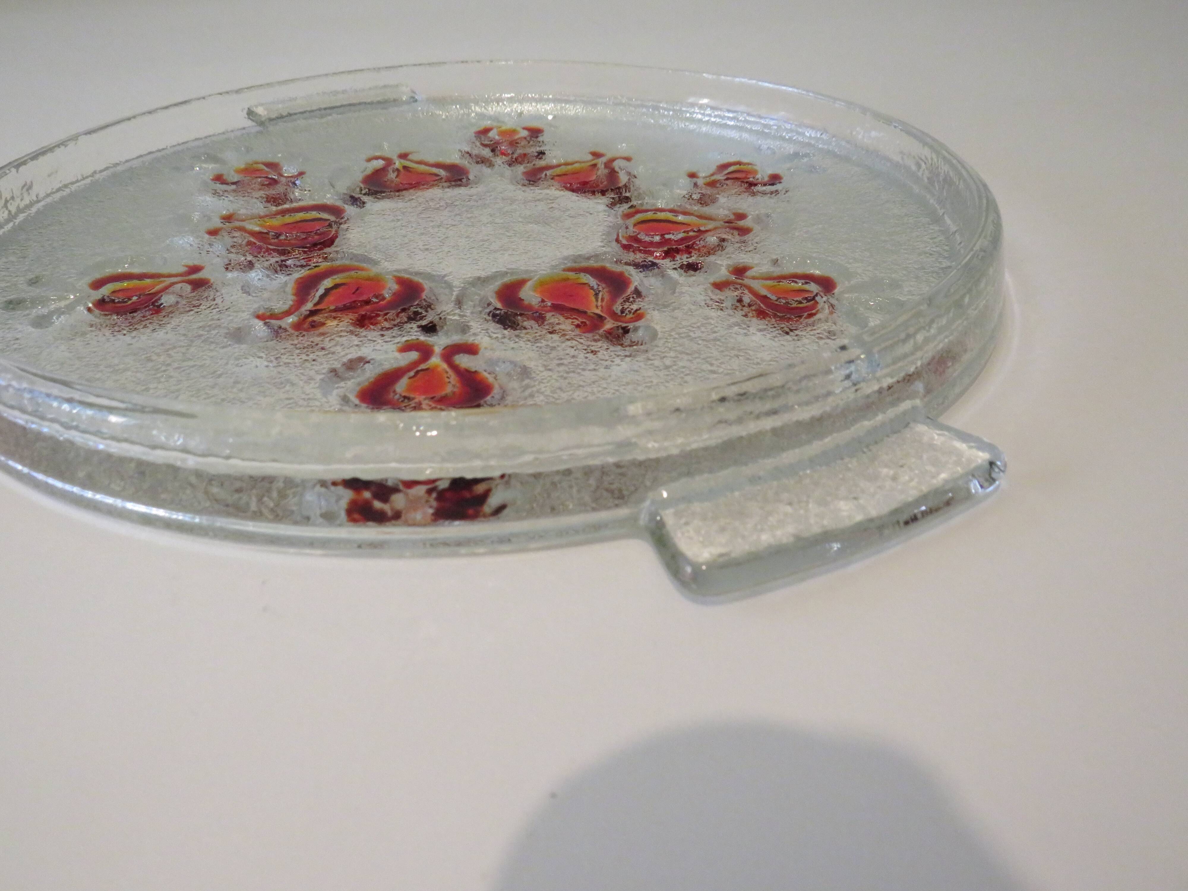 Crystal serving dish by Walther Glas, Germany 1960-1970