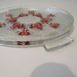 Crystal serving dish by Walther Glas, Germany 1960-1970