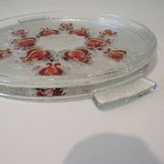 Crystal serving dish by Walther Glas, Germany 1960-1970
