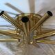 Chandelier 14 branches brass Sciolari House 1960