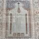 Ancient Turkish prayer rug ghyordes 122x145 cm