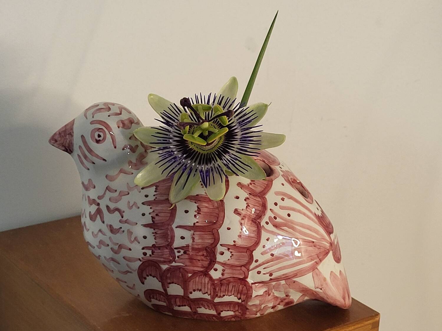 Vase pic fleurs