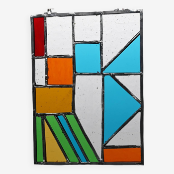 Contemporary stained glass window