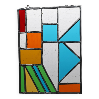 Contemporary stained glass window