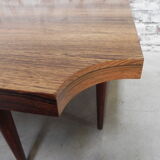 Vintage coffee table with opening on one corner