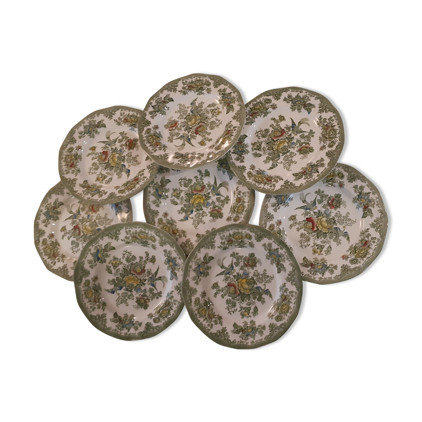 Enoch Wedgwood Pheasants Plates