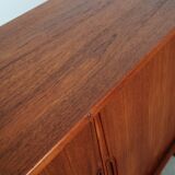 Teak highboard, Danish design, 1970s, manufactured by Børge Dam