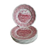 6 Italian plates