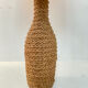Vintage lamp with braided cord and textured shade – 1960s/70s