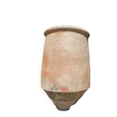 Ancient terracotta pottery jar