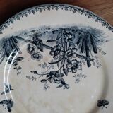 7 Tsarina dessert plates by Sarreguemines