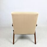 Vintage B-310 VAR armchair in light brown beige velvet - 2 pieces available