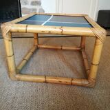 Table basse en rotin