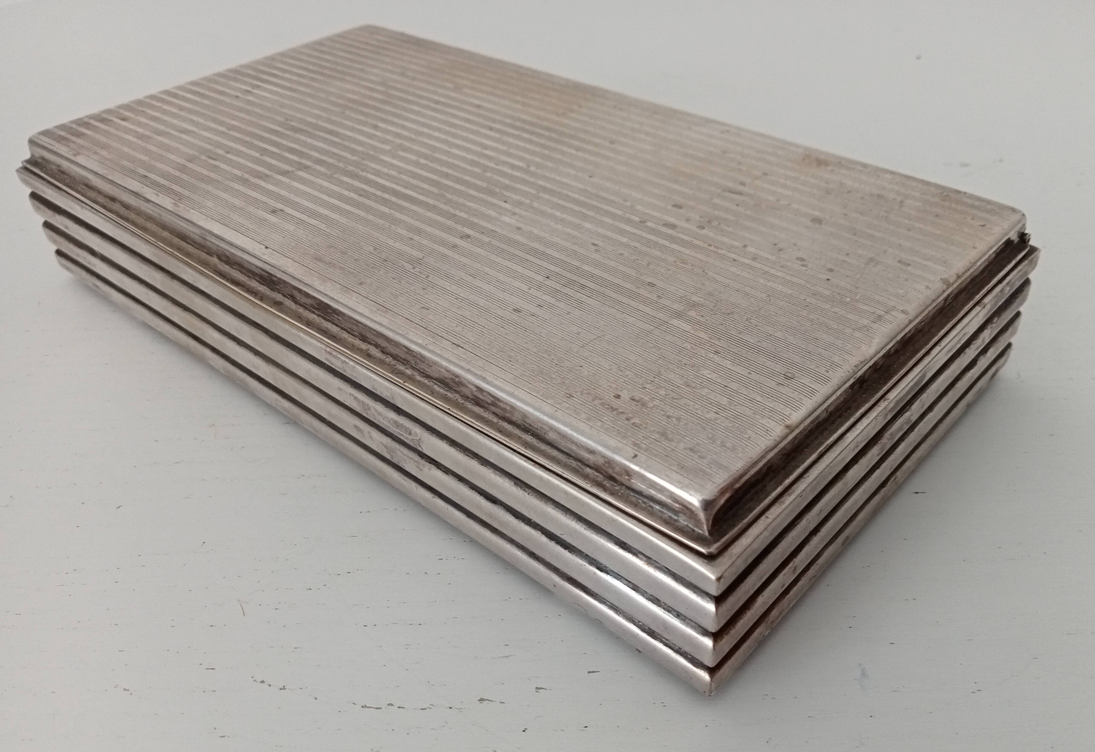 Art deco cigarette box from the 1950s