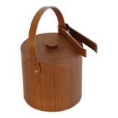 Vintage teak ice bucket 1960s