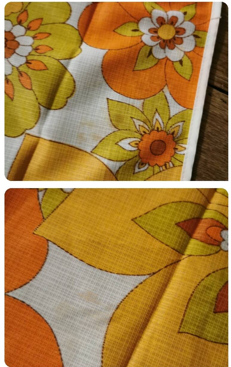 Set of vintage floral napkins