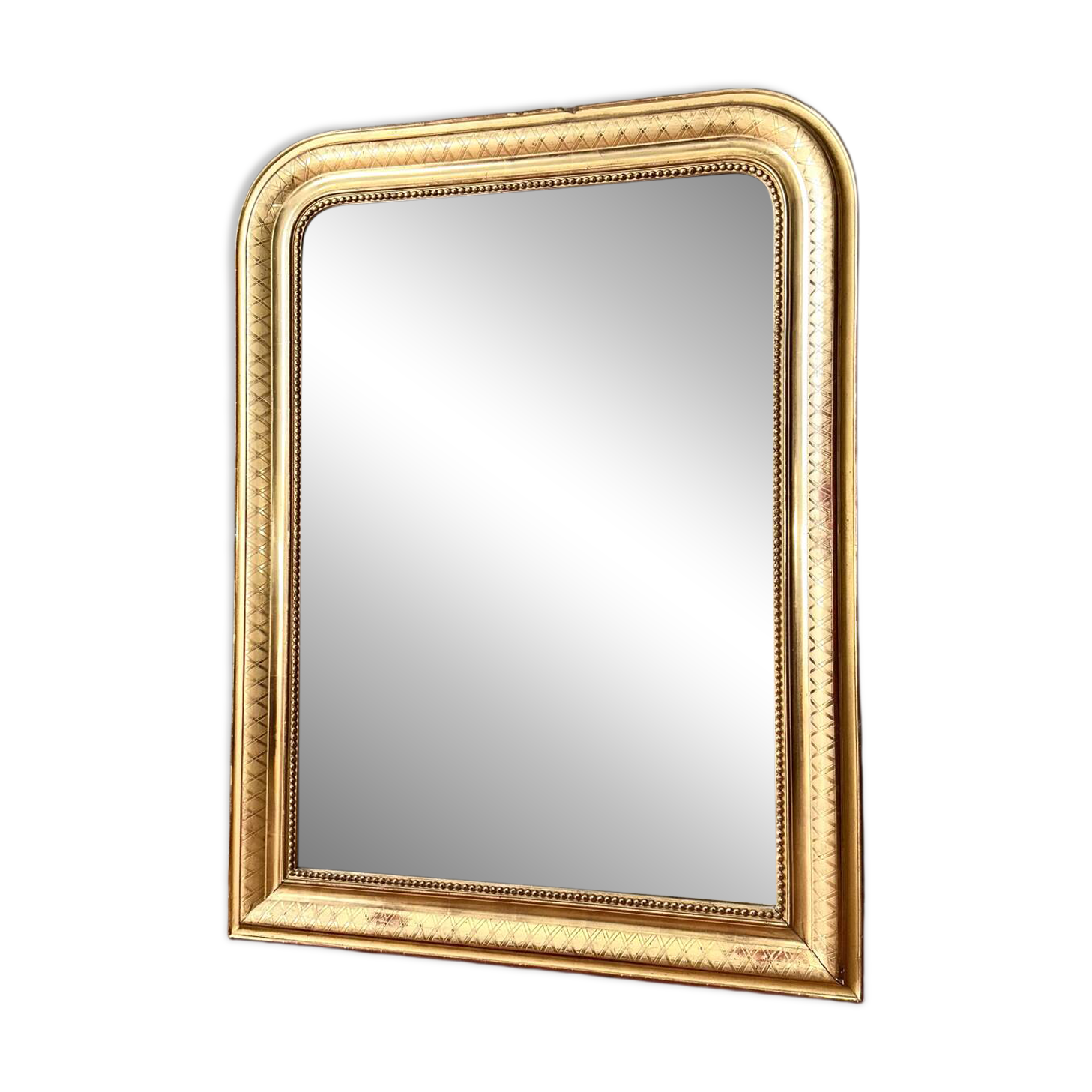 Louis-Philippe antique gilded mirror 19th century