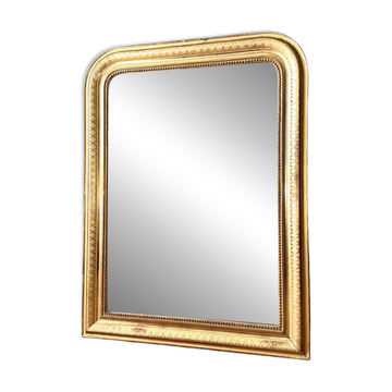 Miroir Louis-Philippe ancien doré XIXème