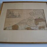 Map of the County of Flanders Belgium by Peter Schenck (1660 1718)