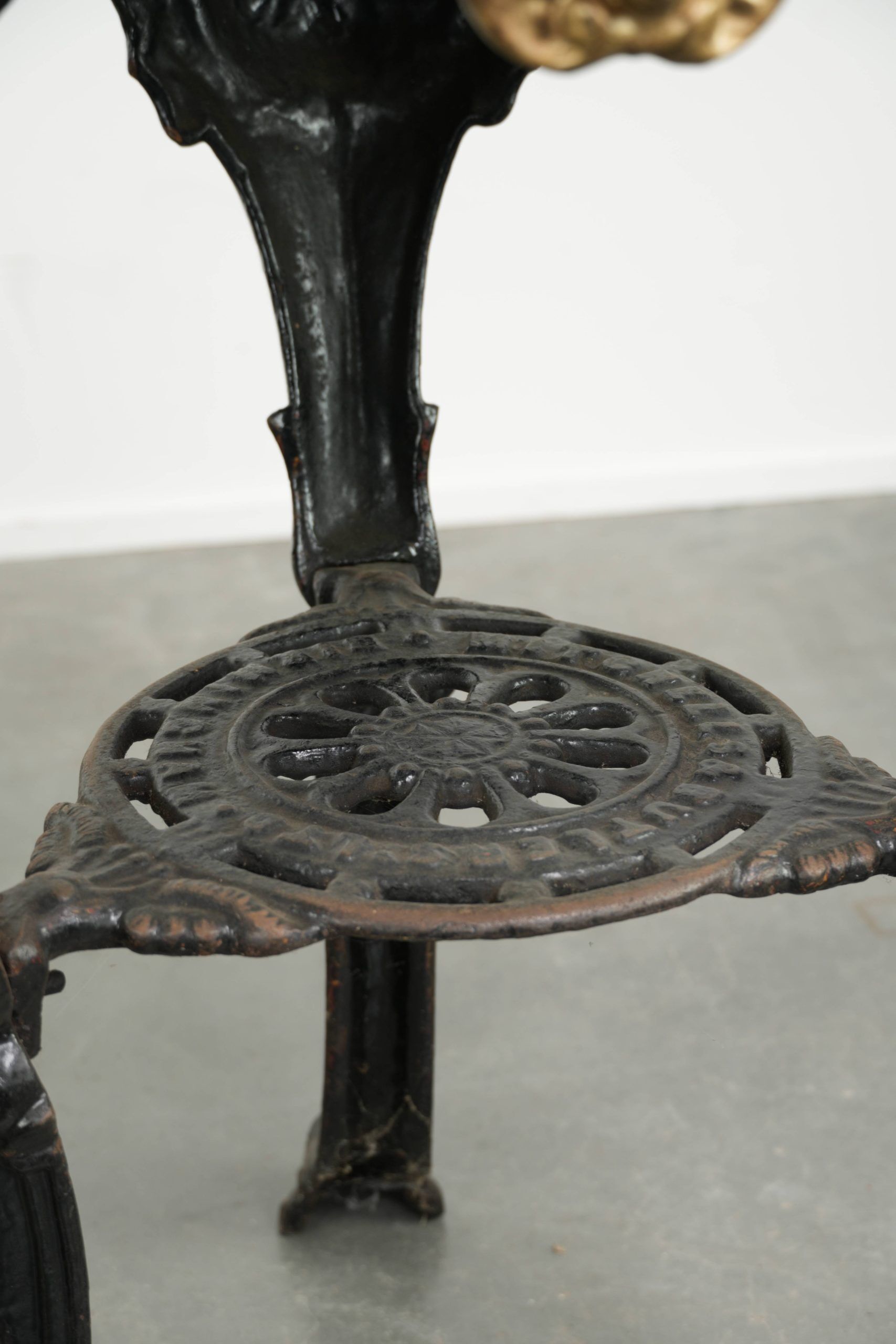 Antique English bistro/side table from the early 20th century