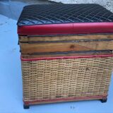 Tabouret coffre de pêcheur 1950