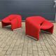 2x Artifort Groovy F598 by Pierre Paulin