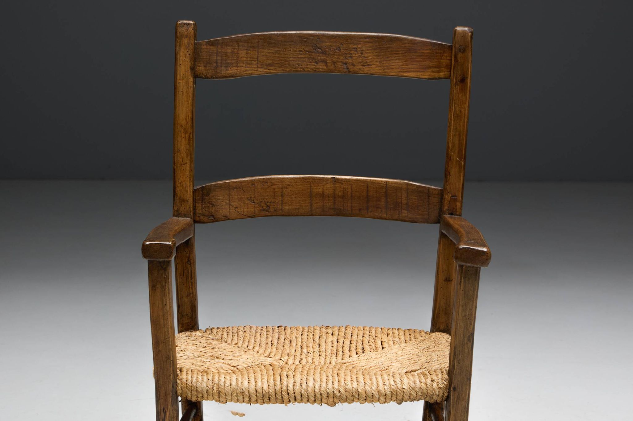Vernacular Rural Armchair, France, Early 20th Century