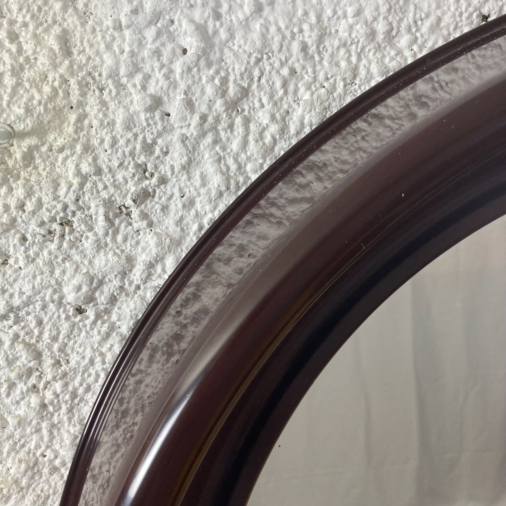 Dal Vera 70s space age mirror, plastic design made in Italy, 64x63 cm