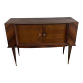 Vintage walnut console enfilade