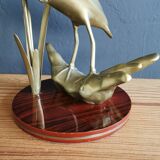 Brass heron