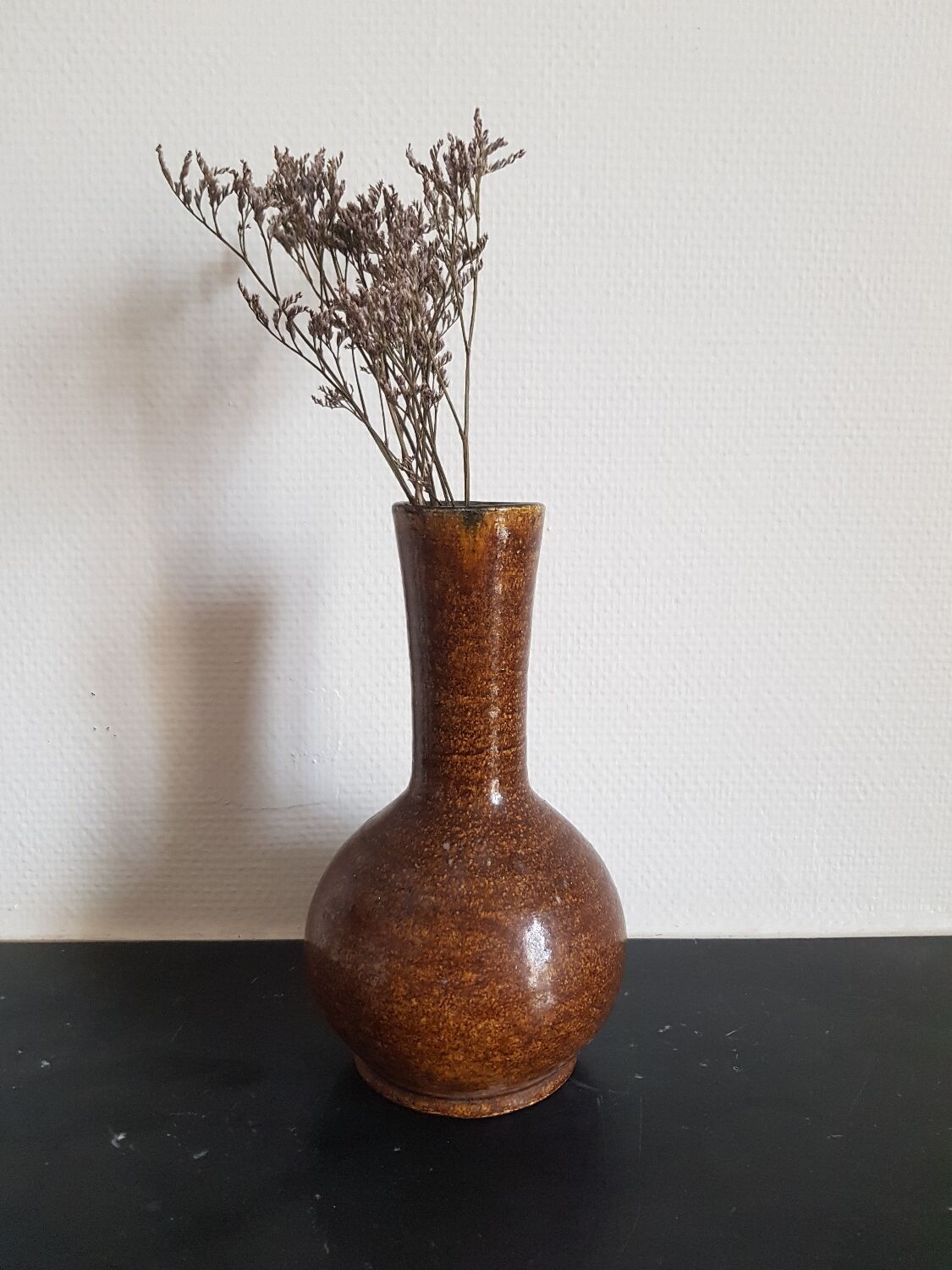 Vintage ceramic vase signed
