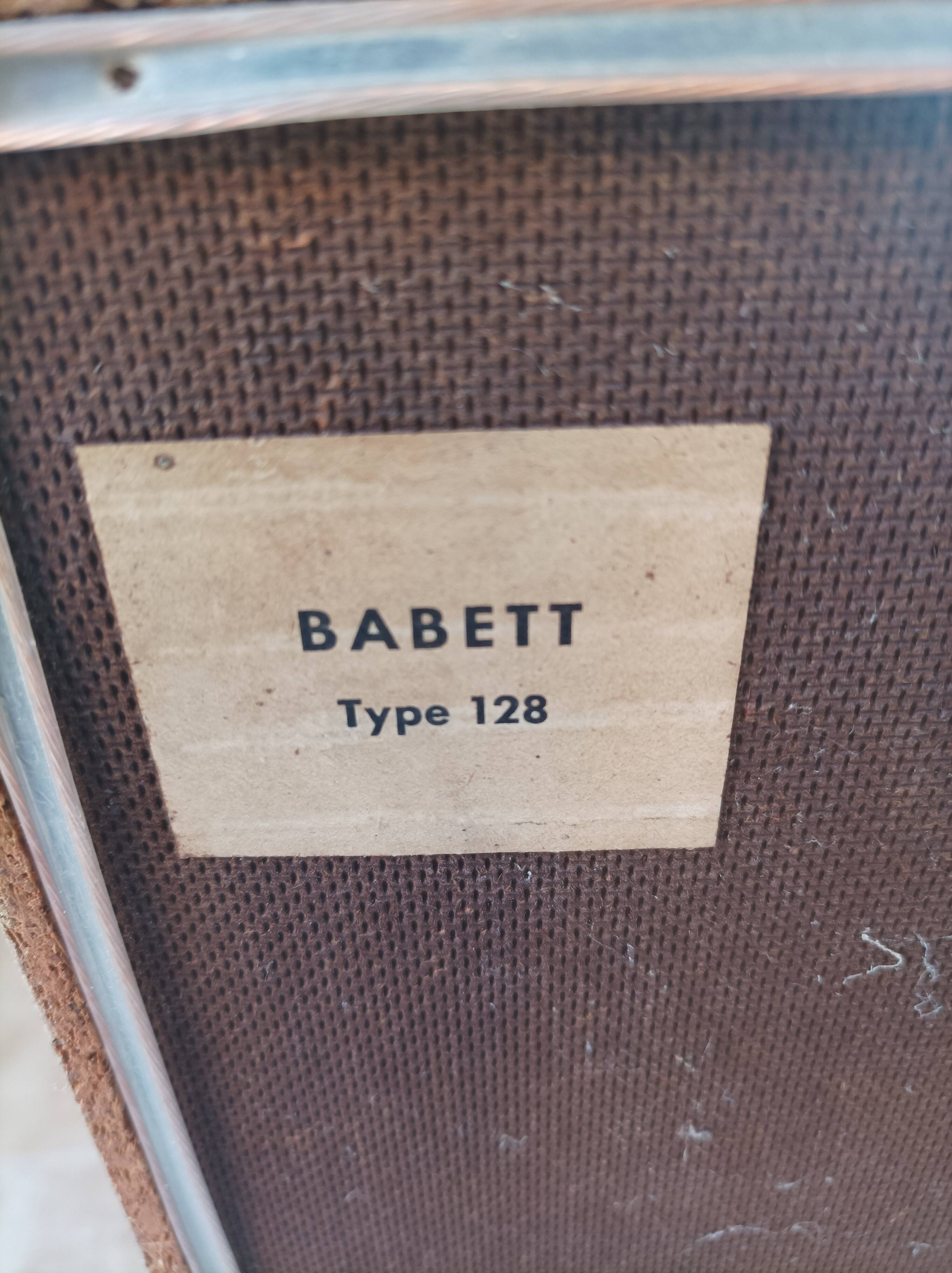 Vintage radio and record cabinet