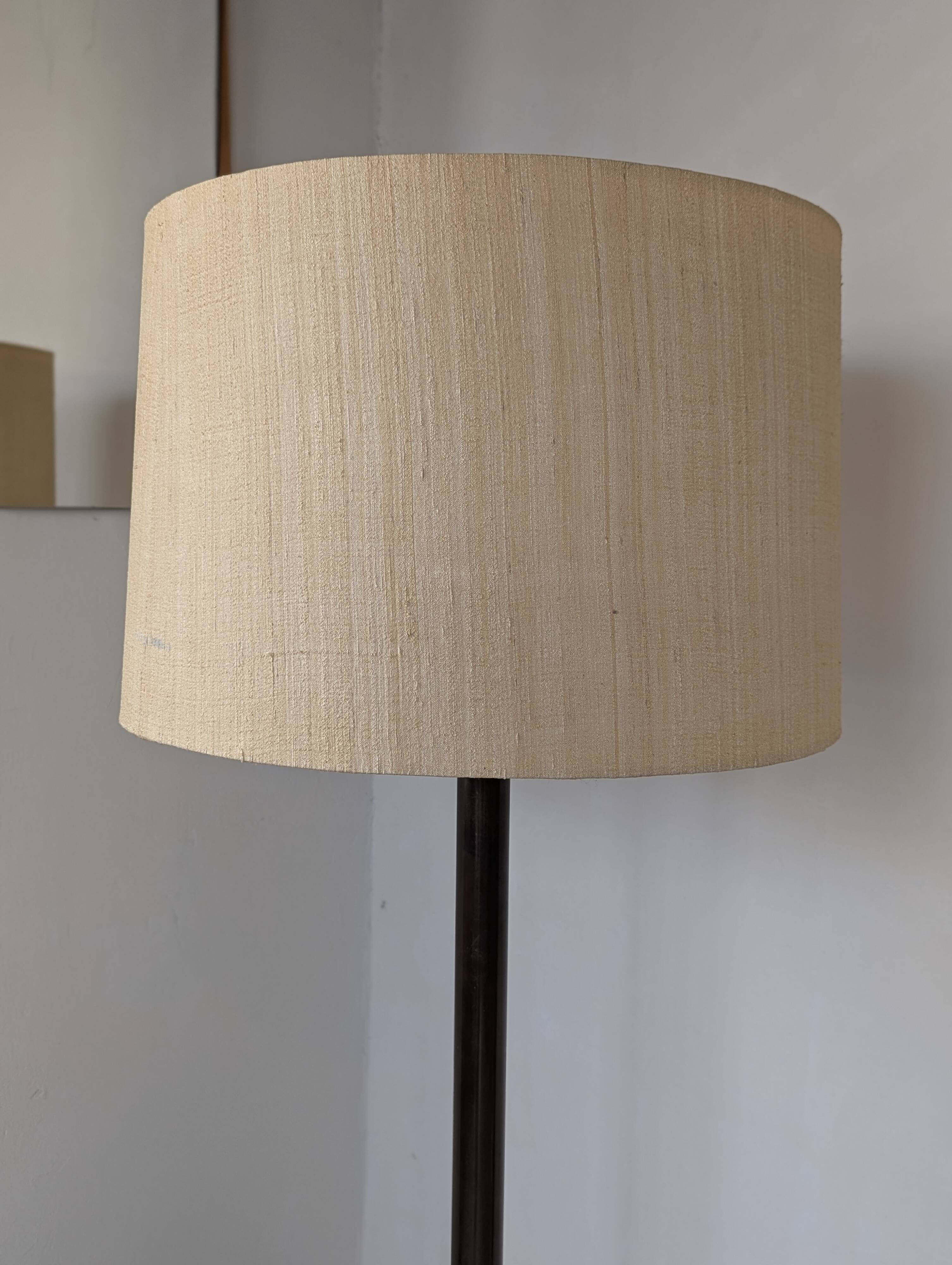 Lampadaire en laiton , 1970