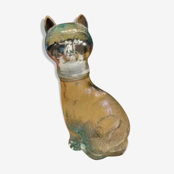 Carafon cat glassware empoli 1960s