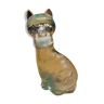 Carafon  chat verrerie d'empoli années 1960