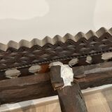 Jar holder carved wood indian nineteenth century