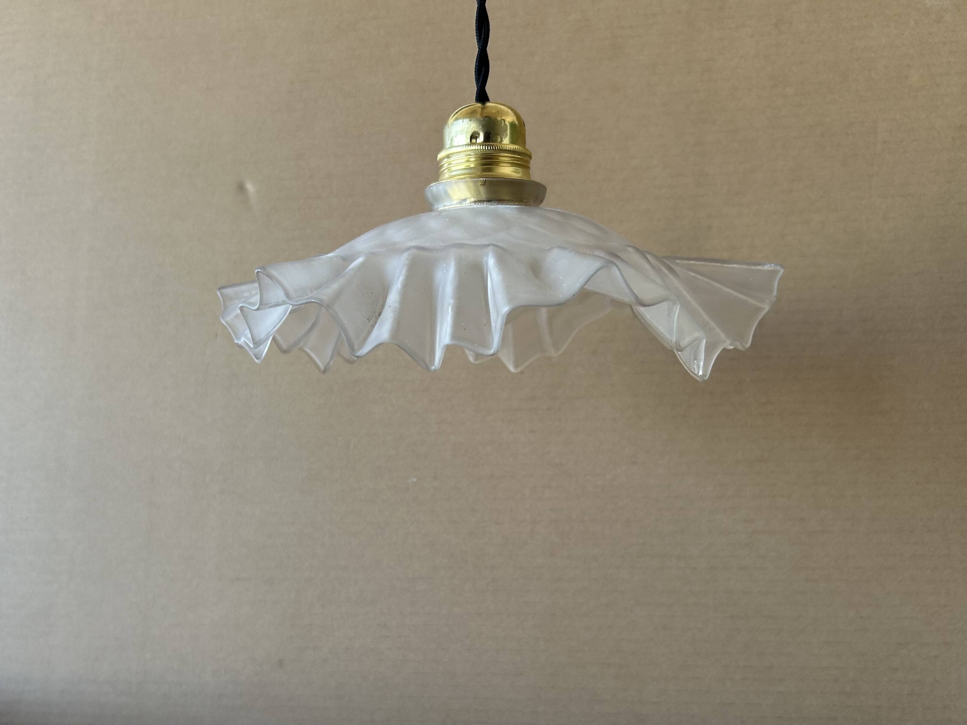 Antique glass pendant