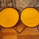 Paire de fauteuil balloon pliables années 1950-60