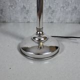 Art Deco lamp in chromed metal