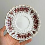 Myott Rialto Ironstone English porcelain two-handled cup.