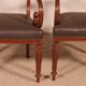 pair of mahogany armchairs from the William IV period circa 1830